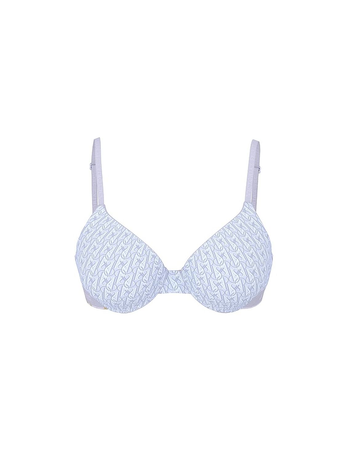 vs The T-Shirt Perfect Shape Cotton Push-Up Bra Icy Lavender Logos 3 of 3 