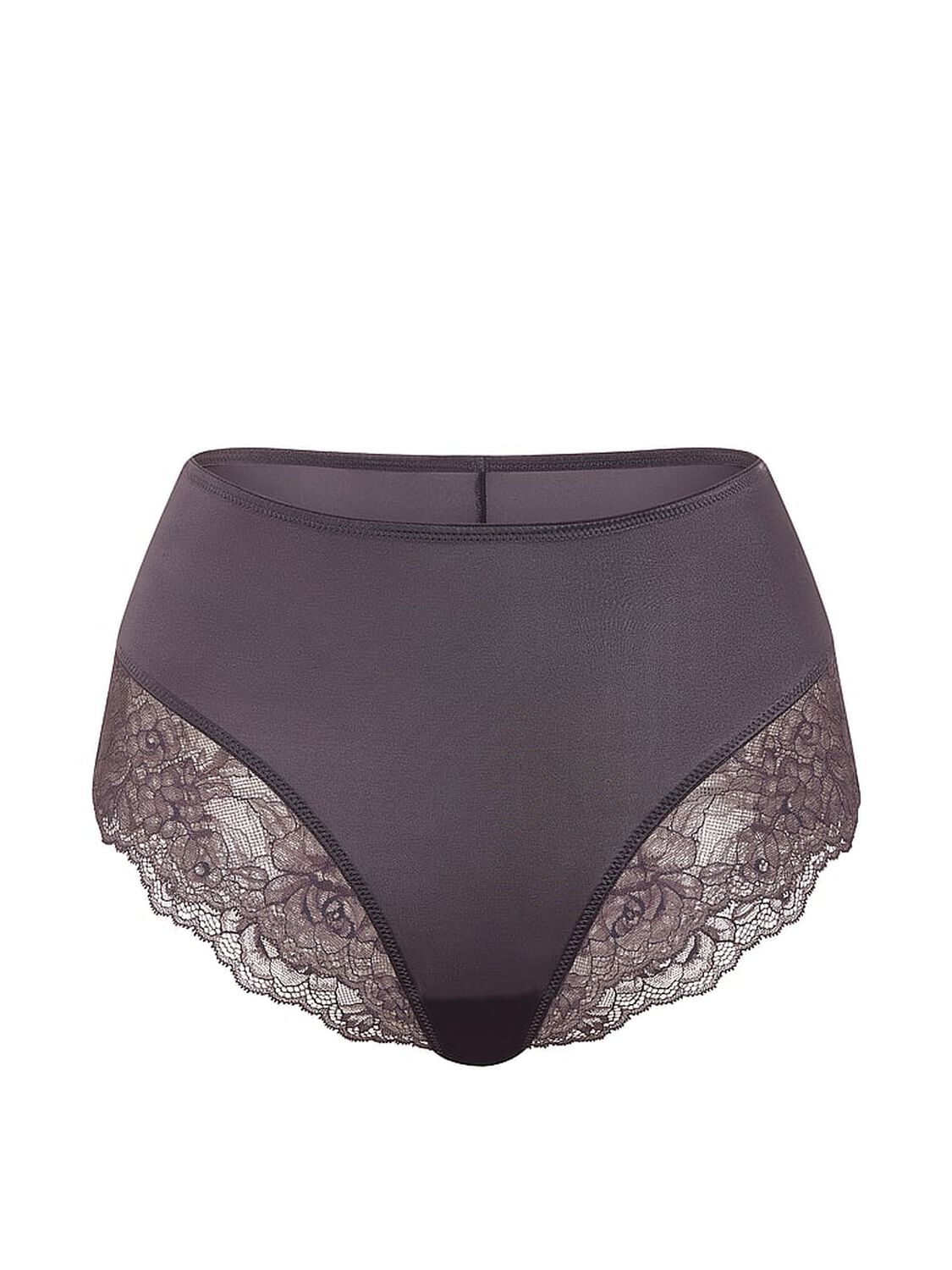 vs Very Sexy Smooth Lace-Trim High-Waist Brief Panty Tornado 3 of 3 