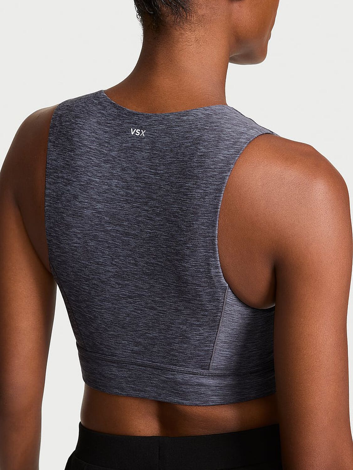 vs Vsx VSX New Essential Square-Neck Longline Sports Bra Night Shimmer 2 of 3 
