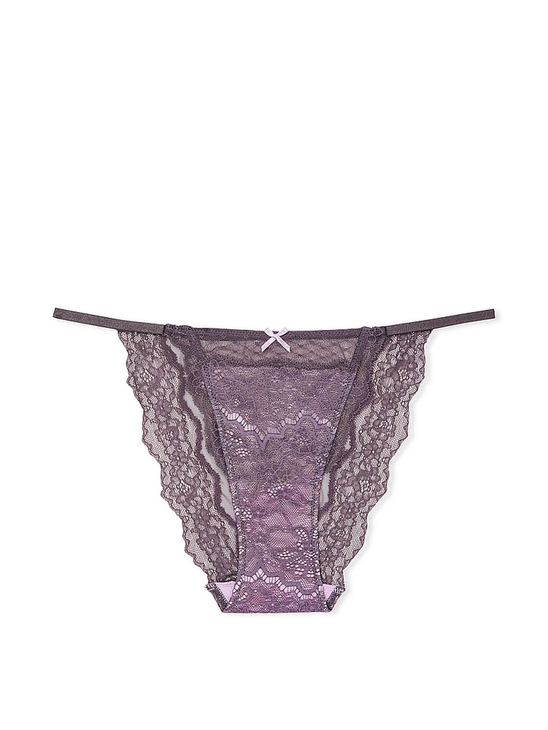 vs Dream Angels Lace & Mesh String Bikini Panty Tornado 3 of 4 