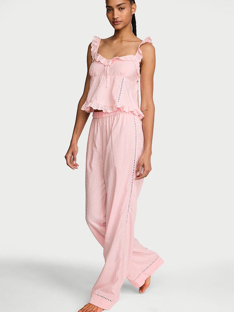 Cotton Dream Tank Long Pajama Set Angel Pink L | Victoria's Secret