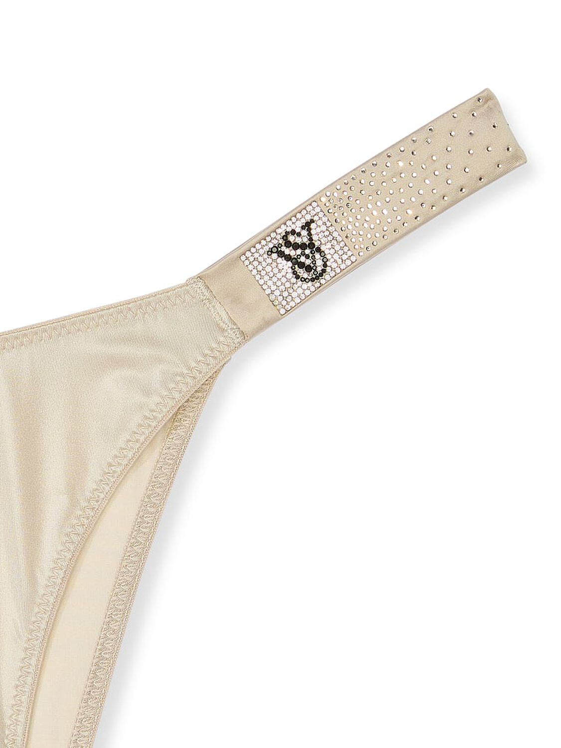 vs Very Sexy Scattered Shine Strap Brazilian Panty Classic Sandstone 3 of 4 