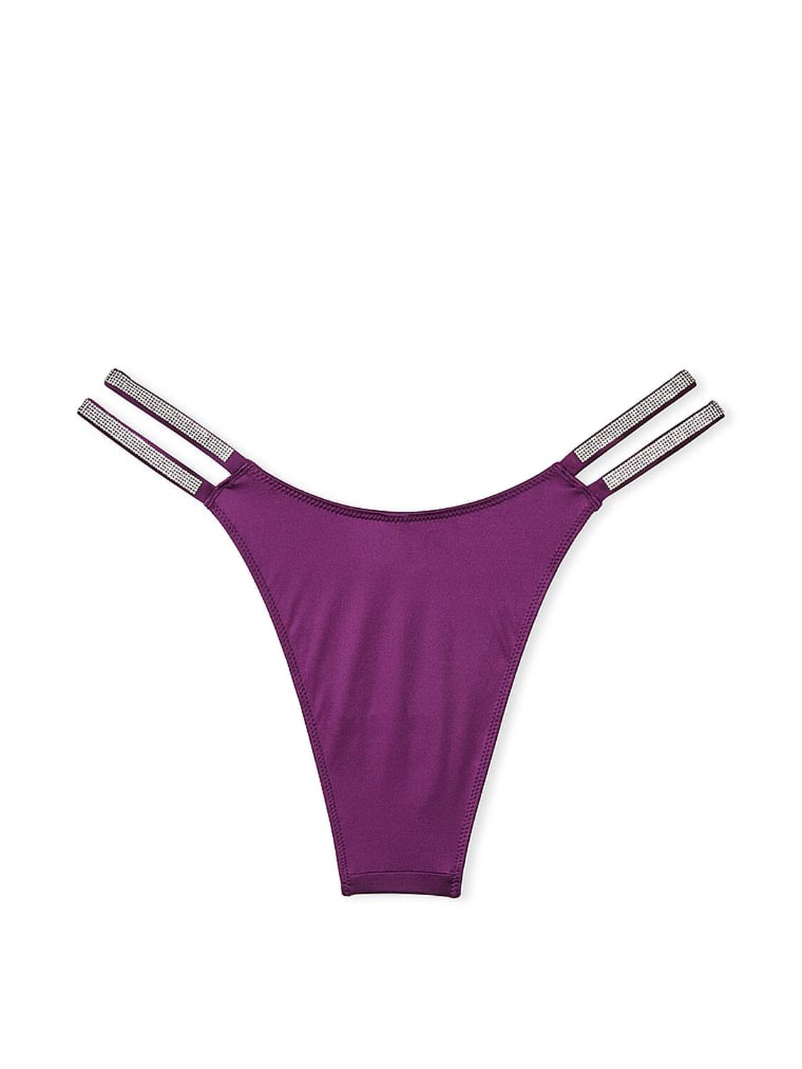 vs Very Sexy Double Shine Strap Smooth Brazilian Panty Grape Soda 3 of 4 
