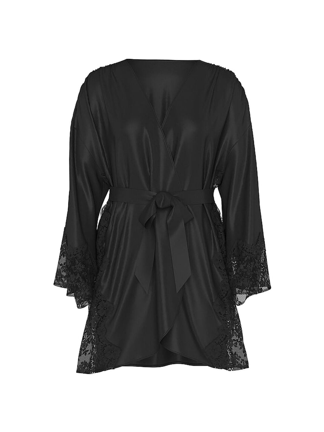 vs Dream Angels Victoria's Secret Dream Satin & Lace Trim Robe 3 of 3 