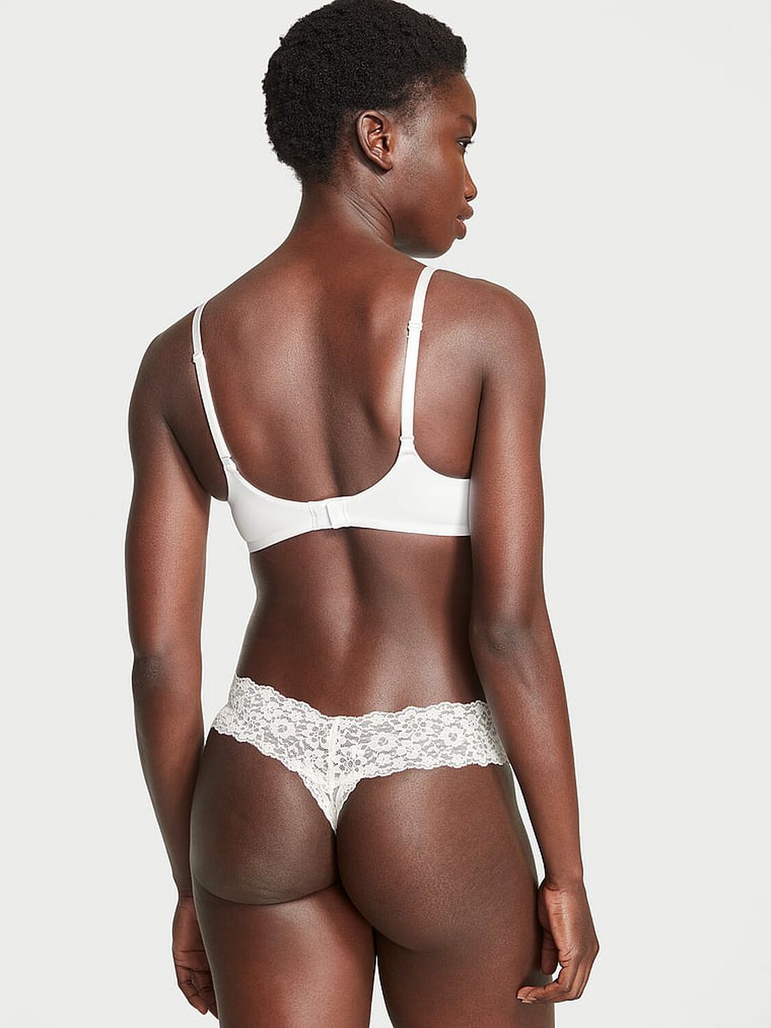 vs The Lacie Lace Thong Panty Coconut White 2 of 3 