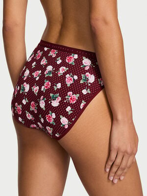 Stretch Cotton High-Leg Brief Panty