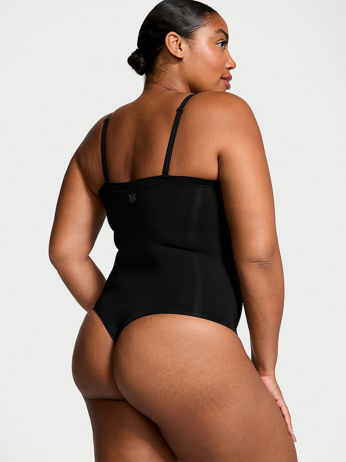 vs Victoria's Secret Shapewear by Victoria SeamlessShaping™ Strapless Bodysuit Black 2 of 4 