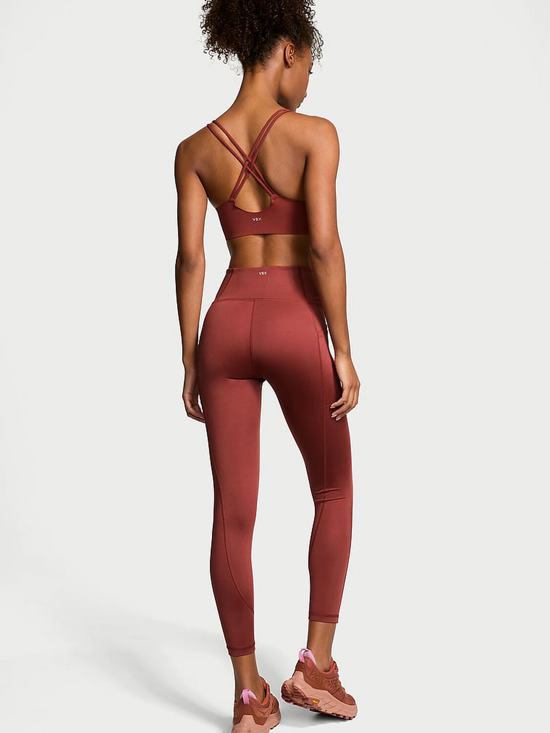 vs Vsx VSX Essential High-Rise Pocket Legging Russet 2 of 3 