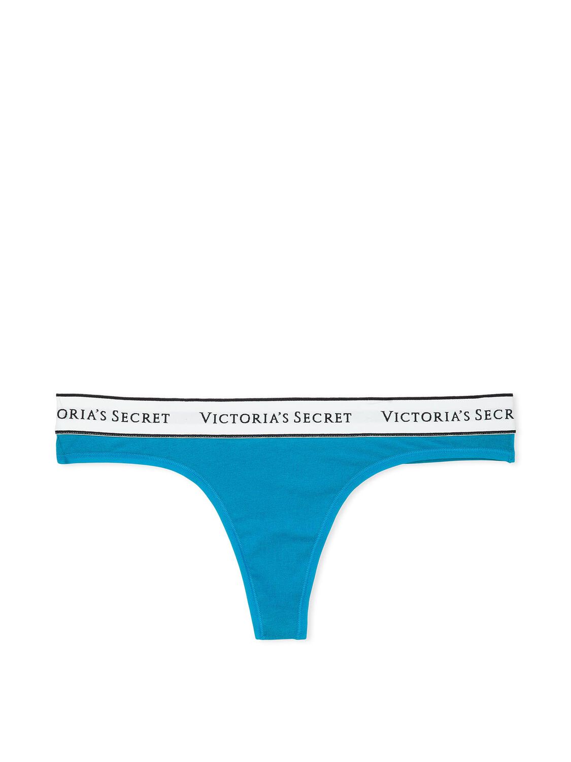 vs Cotton Logo Cotton Thong Panty High Dive 3 of 3 