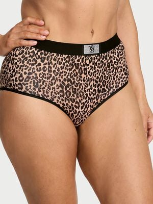 Logo Cotton Shine Patch Modern Brief Panty
