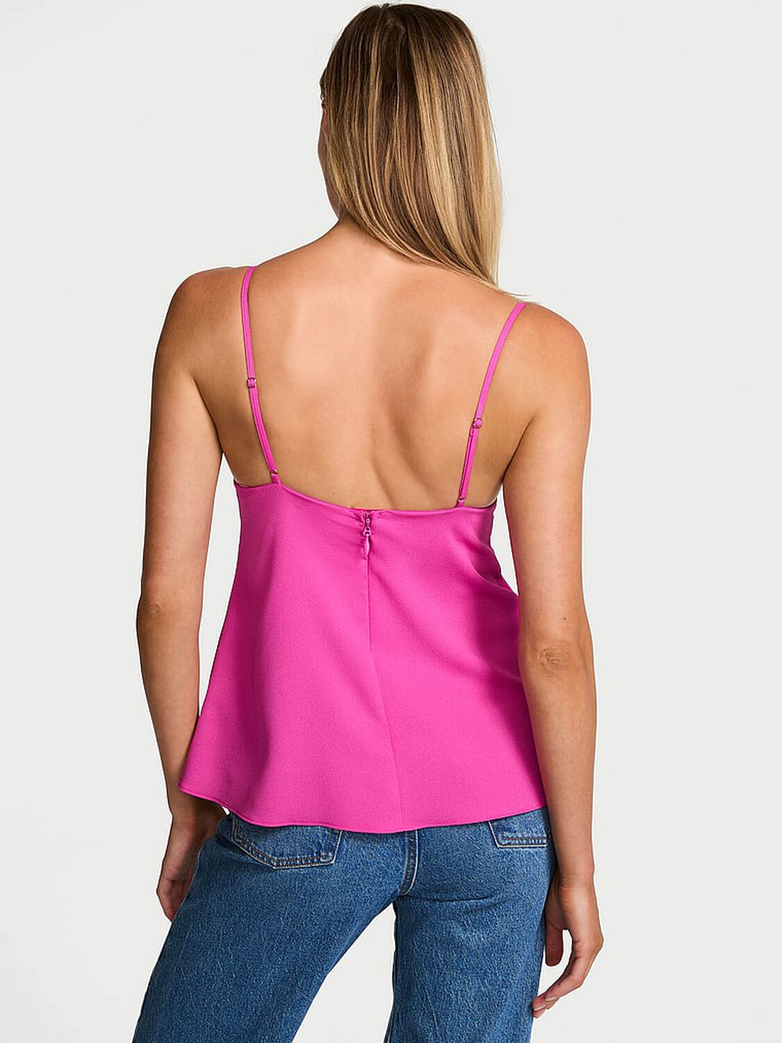 vs Very Sexy Push-Up Cami Top Pink Fire 2 of 2 