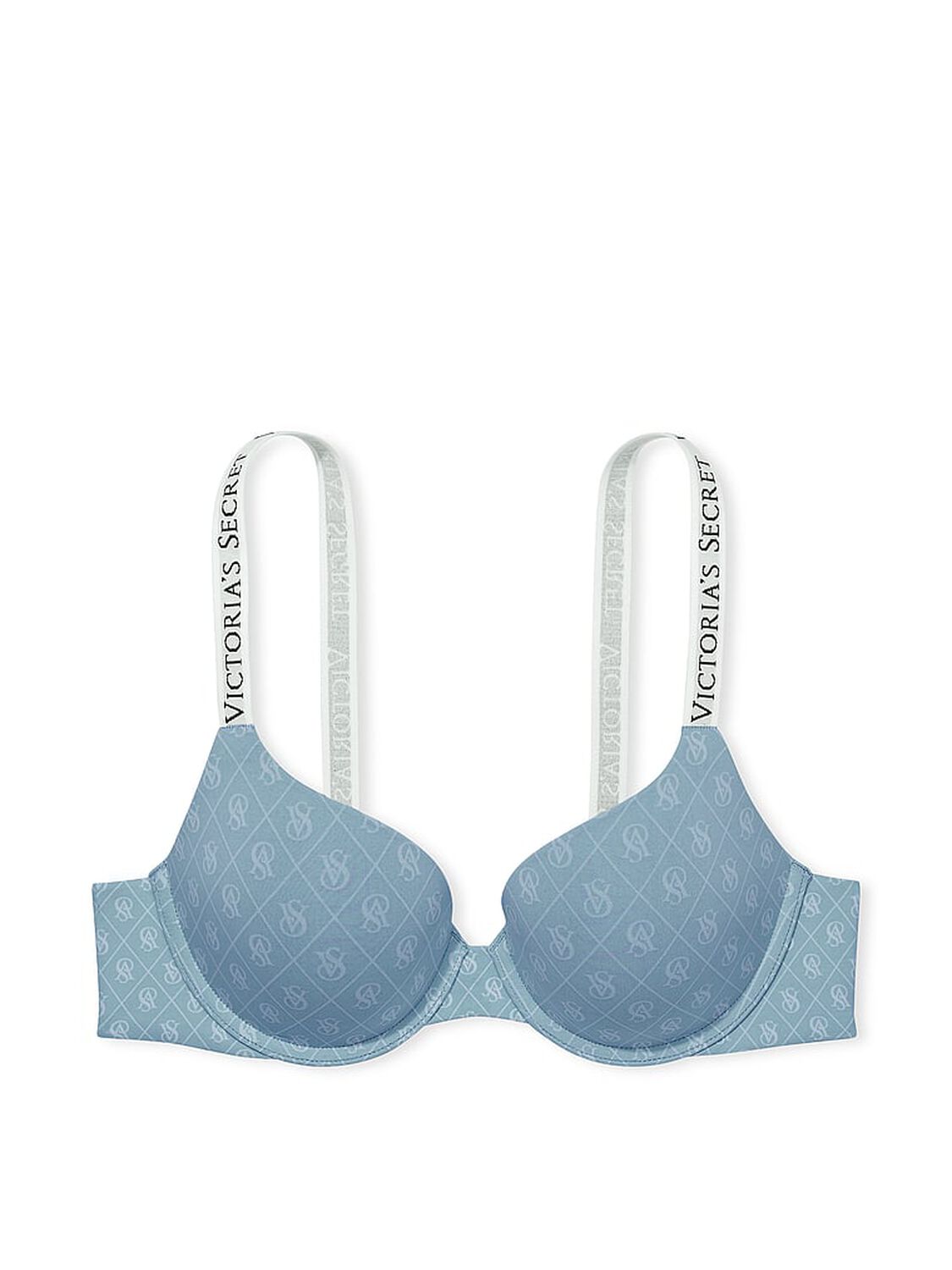 vs The T-Shirt Push-Up Perfect Shape Bra Blue 3 of 3 