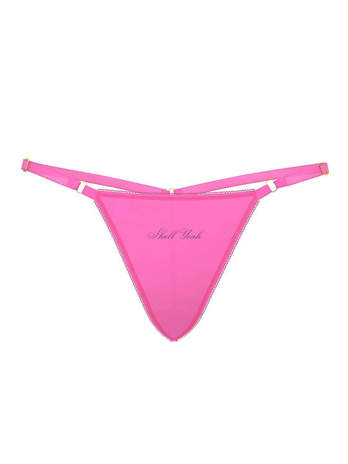 vs Very Sexy Smooth Charm V-String Panty Ultra Pink 2 of 3 