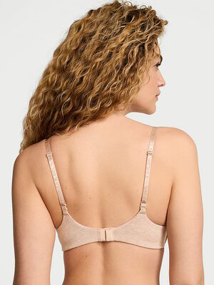 Cotton Logo Hardware Lightly Lined Wireless Bra