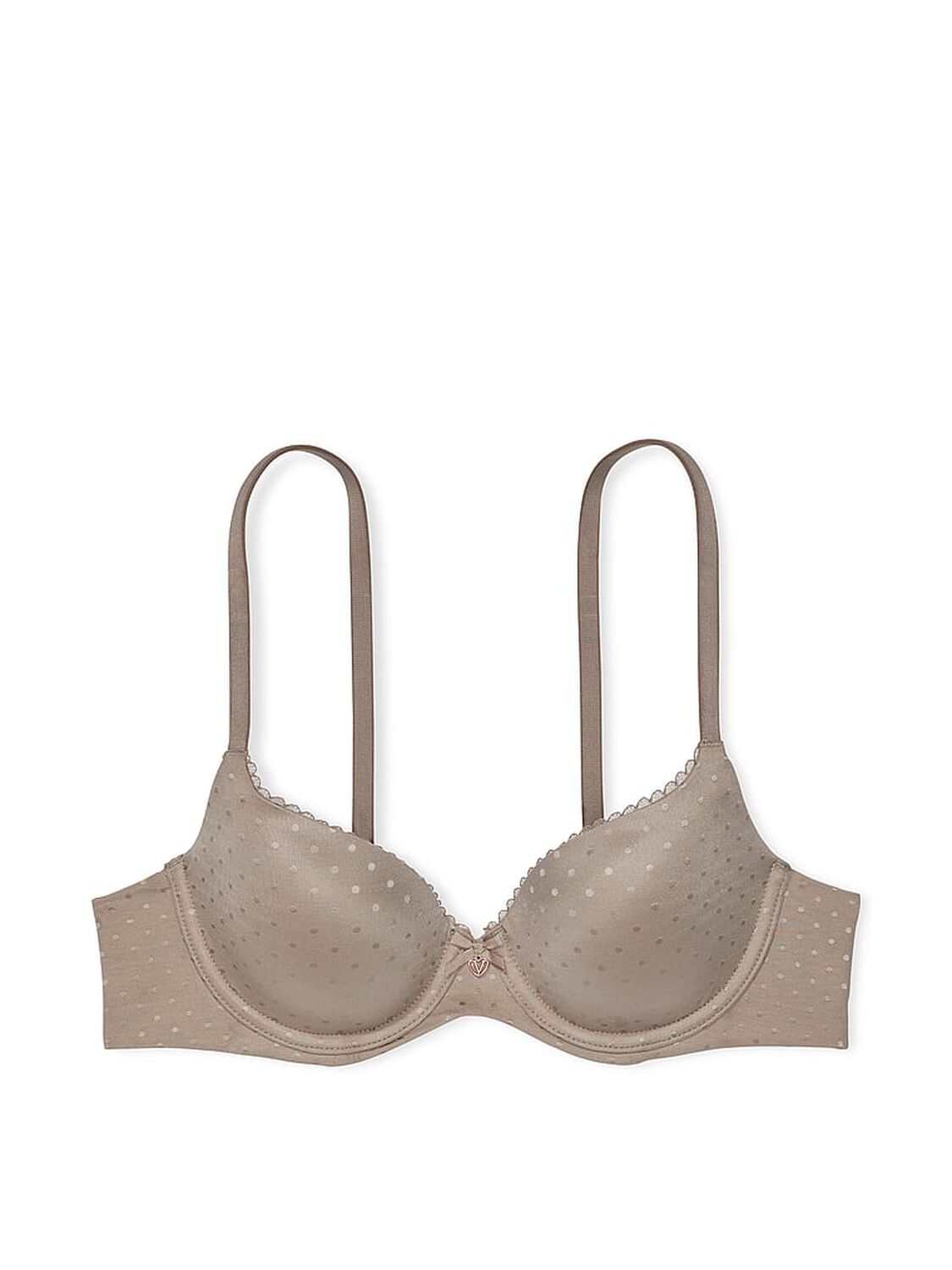 vs Body By Victoria Lightly Lined Demi Bra Dove Grey 3 of 3 