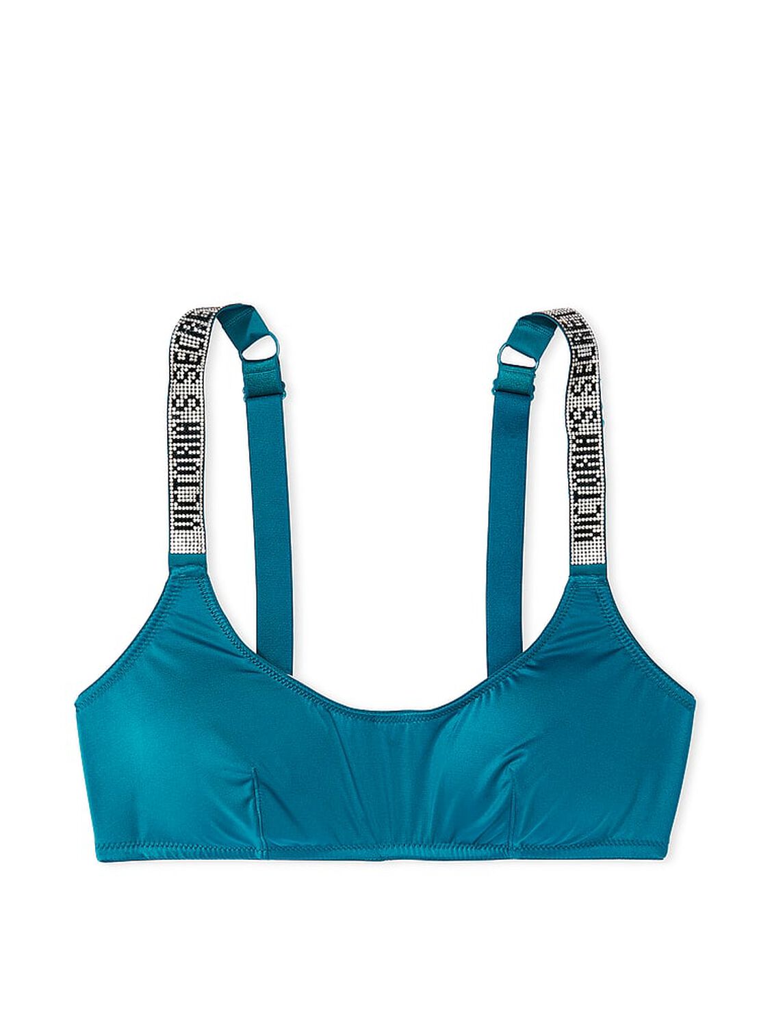 vs Very Sexy Shine Strap Micro Bralette Evening Tide 3 of 3 