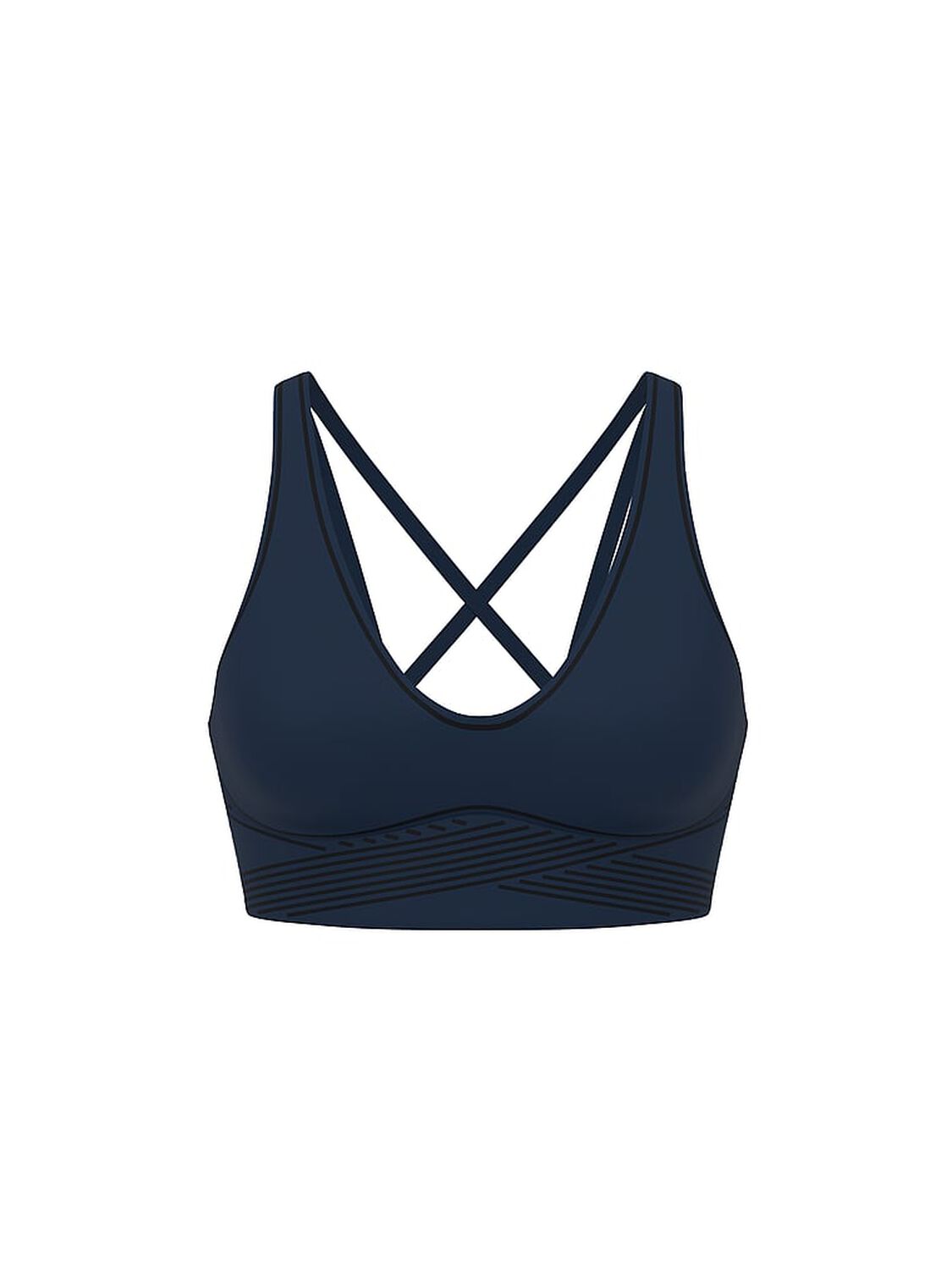 vs Vsx VSX Elevate™ Refined Contours Plunge Sports Bra Impact Blue 3 of 3 