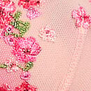 Hearts & Roses Embroidery Babydoll Set, Pink Hearts & Roses, swatch