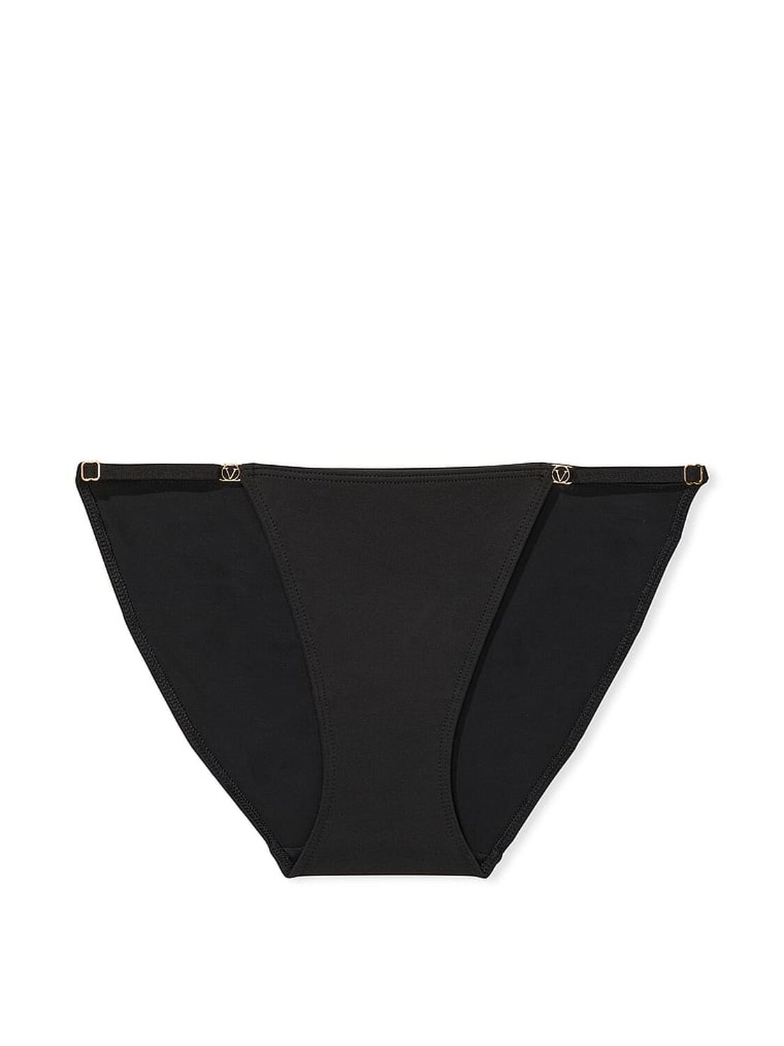 vs Love Cloud Adjustable String Bikini Panty Black 3 of 4 