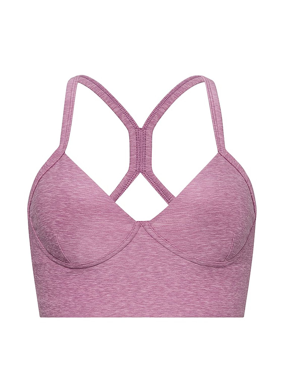 vs Vsx VSX LUXMarl&trade; Racerback Sports Bra Violet Frost 3 of 3 