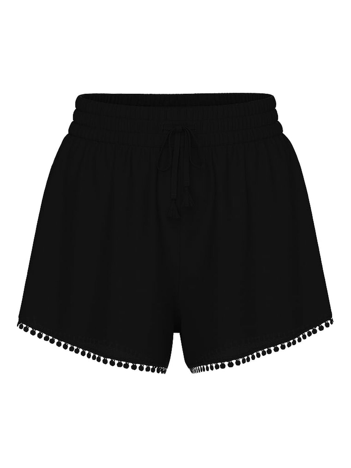 vs Victoria's Secret Swim Beachwear Easy Cover-Up Shorts Black 3 of 3 