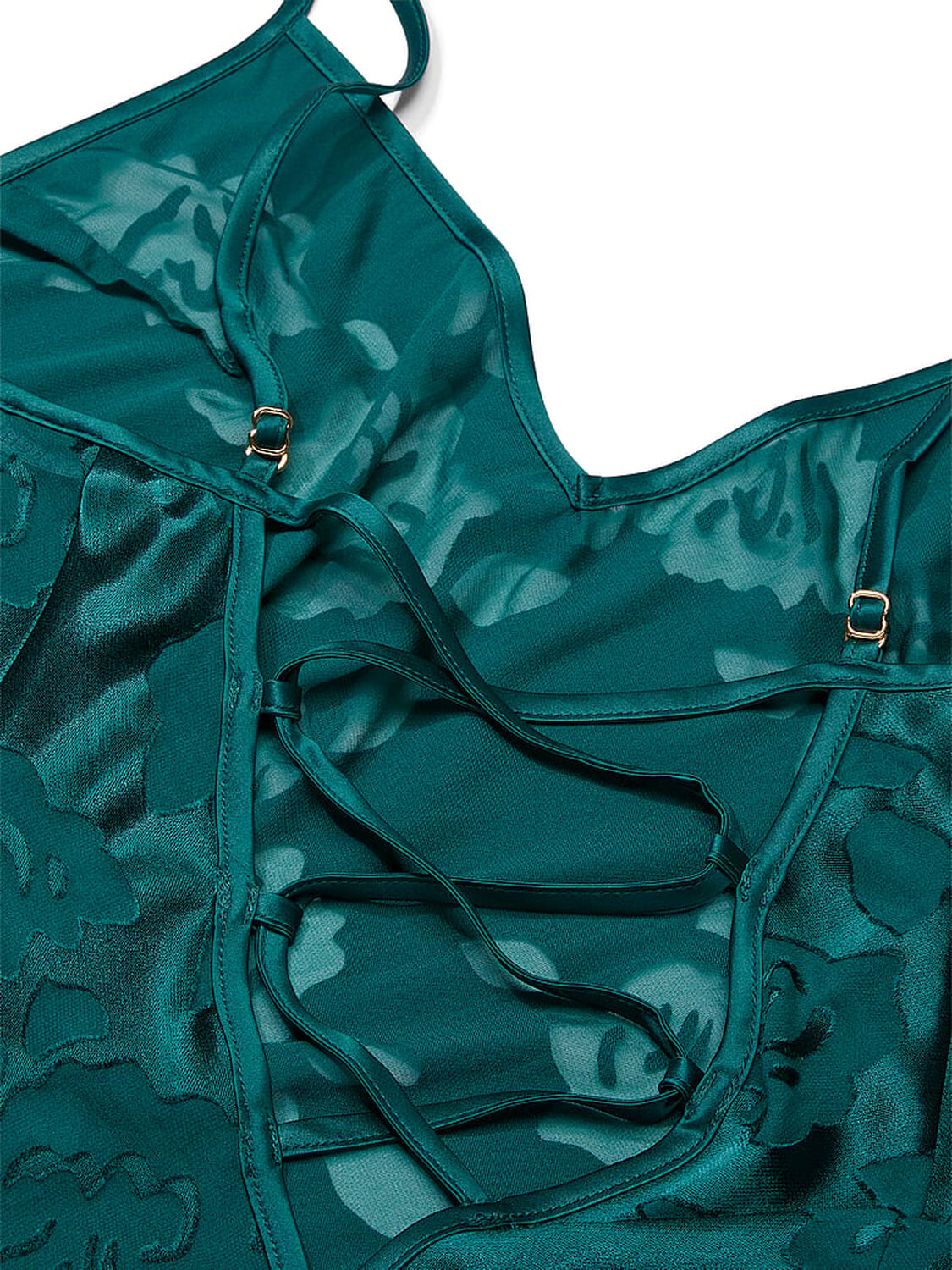 vs Victoria's Secret VS Archives Burnout Satin Teddy 4 of 4 