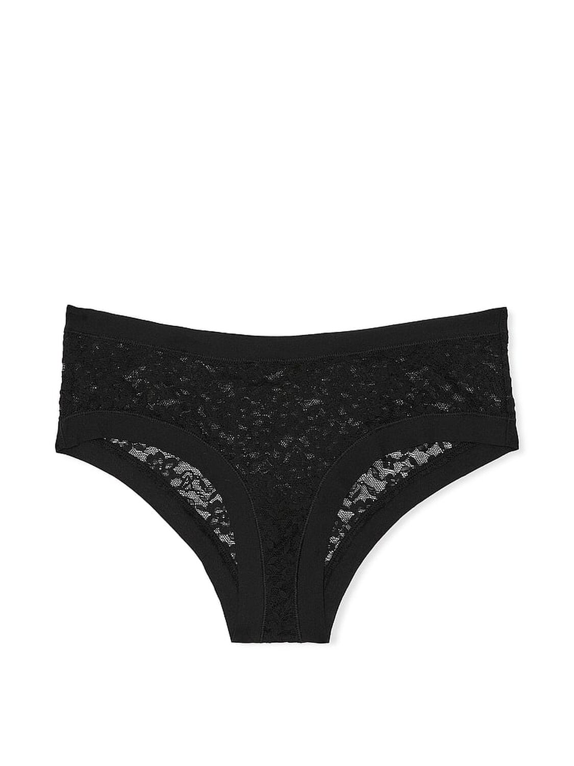vs No-Show No-Show Lace Cheeky Panty Black 3 of 3 