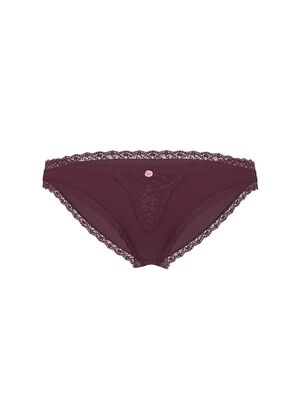 Lace-Trim Bikini Panty