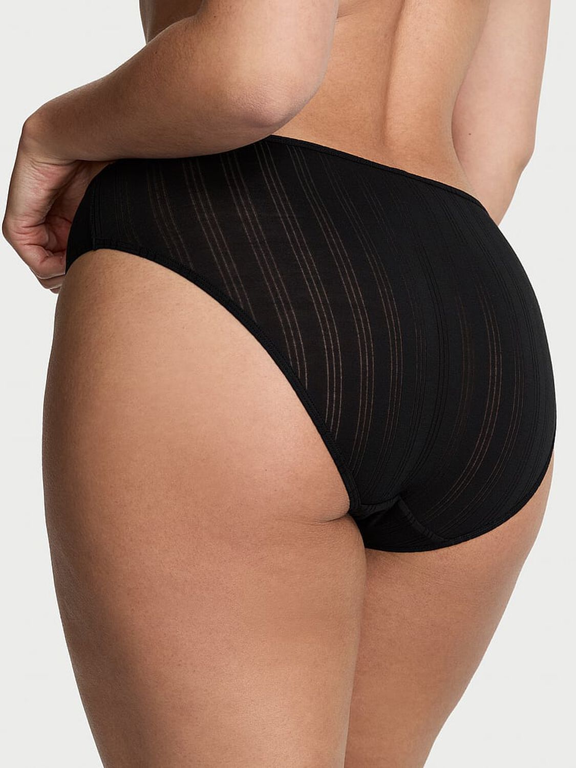 vs Victoria's Secret Ultra-Fine Modal Bikini Panty Black 2 of 3 