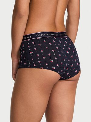 Logo Cotton Boyshort Panty