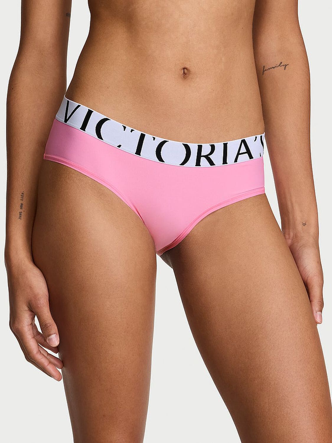 vs Cotton Cool Hiphugger Panty Pink Sugar 1 of 3 
