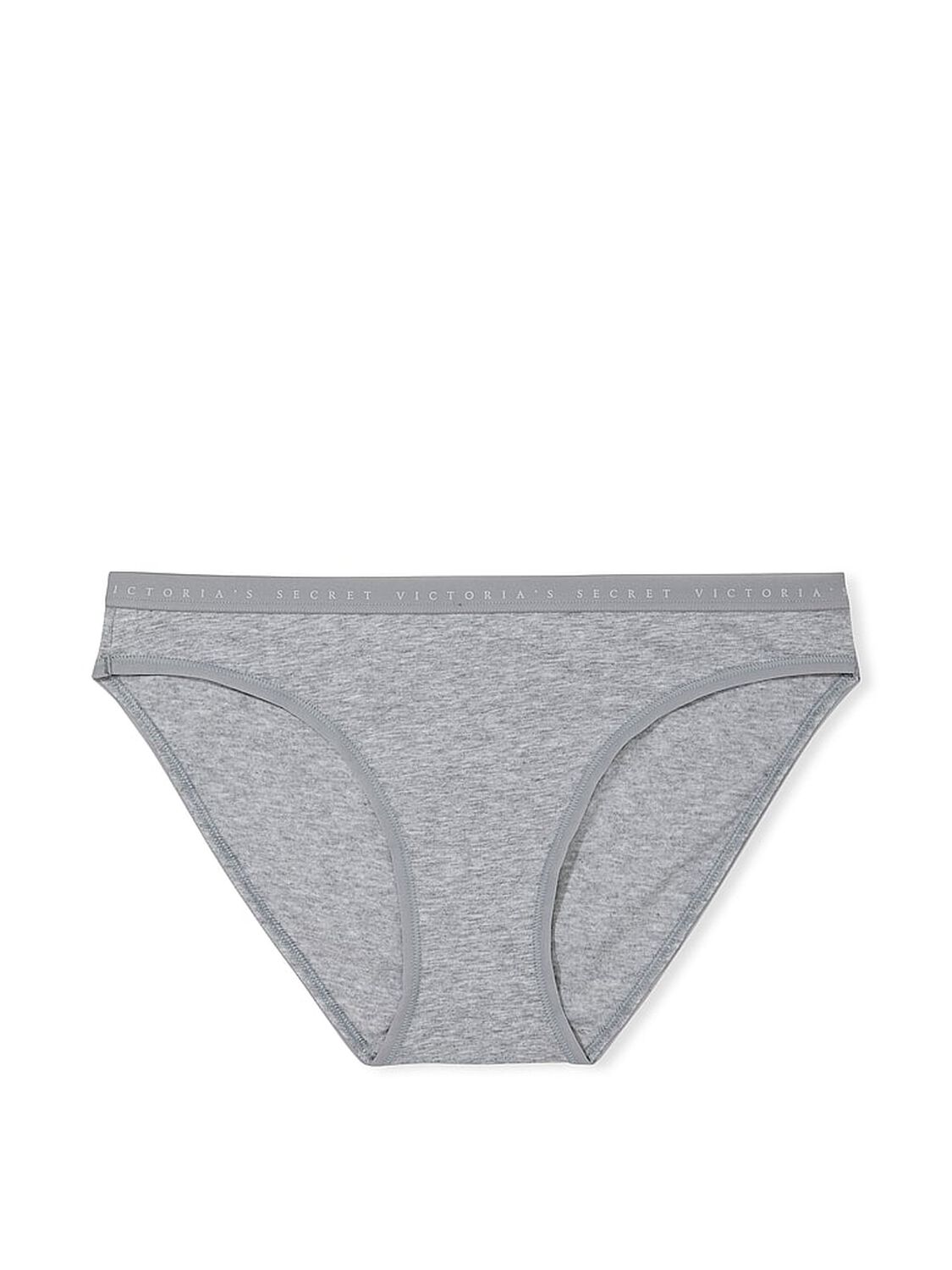 vs Victoria's Secret Stretch Cotton Bikini Panty Vs Med Htr Grey 4 of 4 