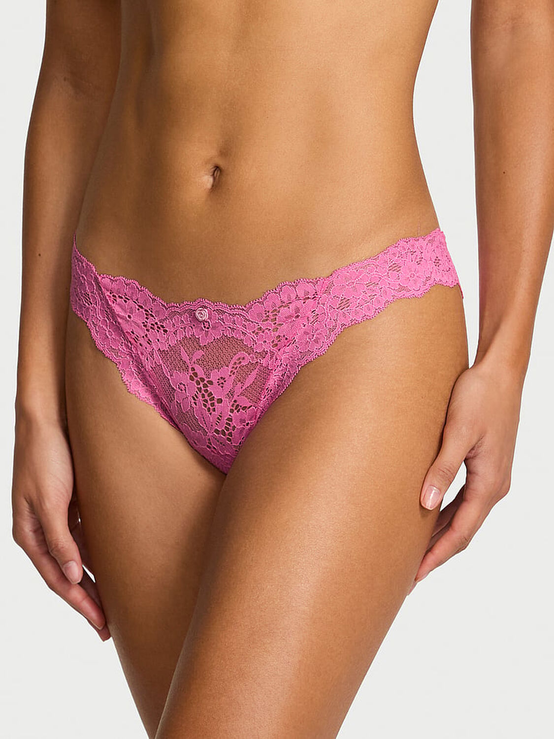 vs Dream Angels Lace Bikini Panty Rose Garden 1 of 3 
