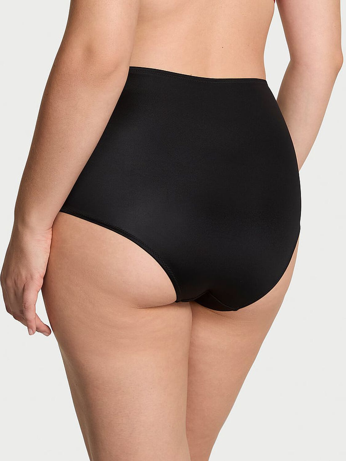 vs Very Sexy Smooth High-Waist Brief Panty Black 1 of 2 