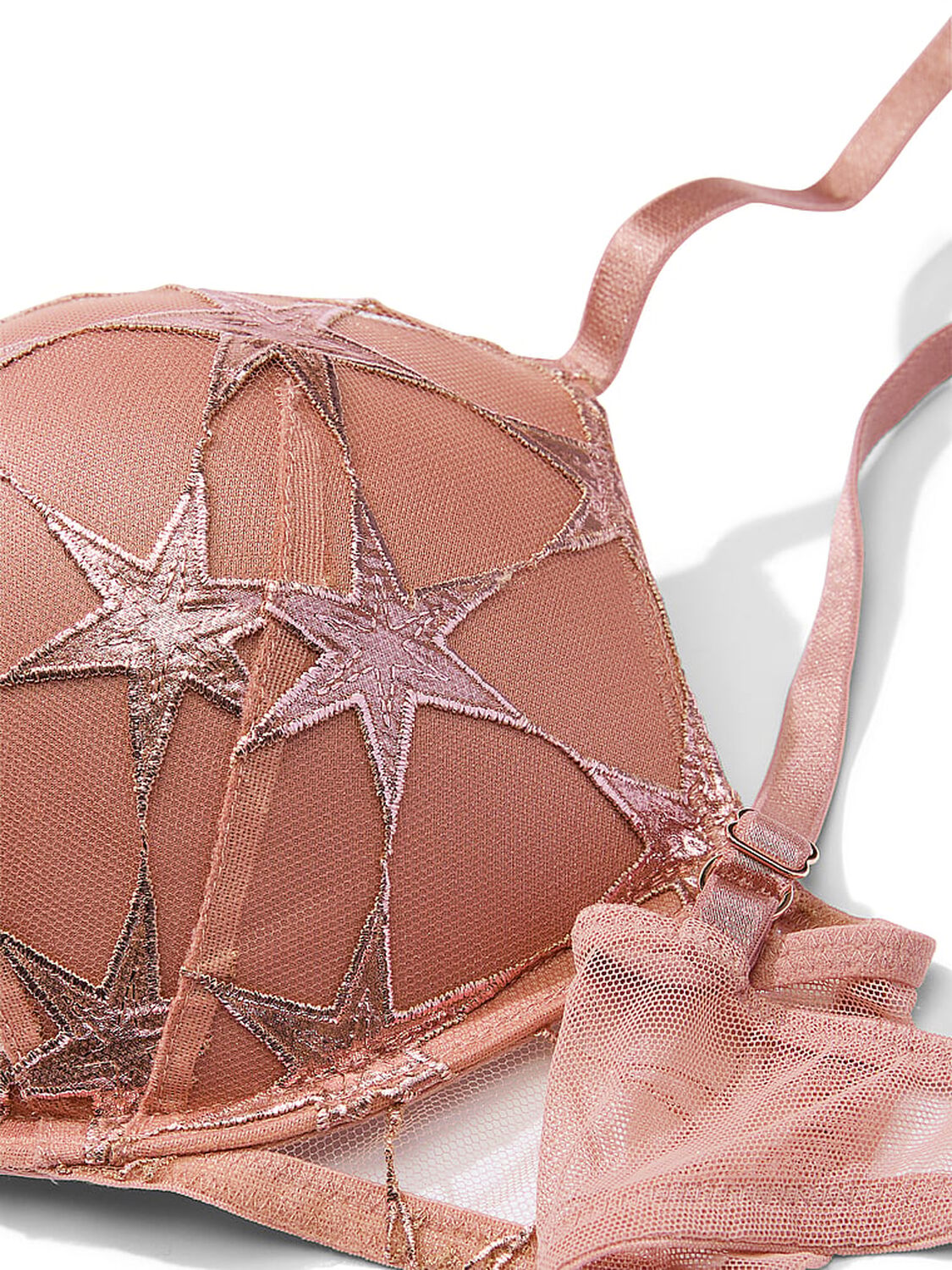 vs Very Sexy Bombshell Add-2-Cups Stardust Embroidery Push-Up Bra 4 of 4 