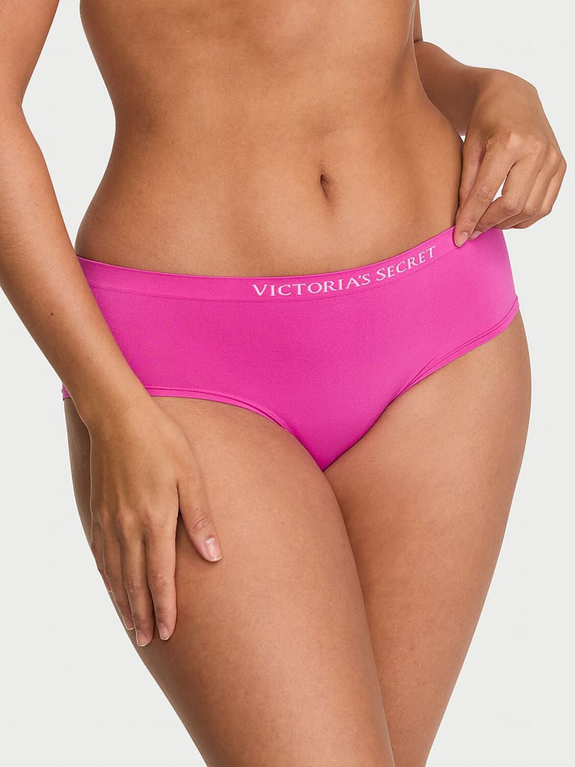 vs Seamless Seamless Hiphugger Panty Pink Fire 1 of 2 
