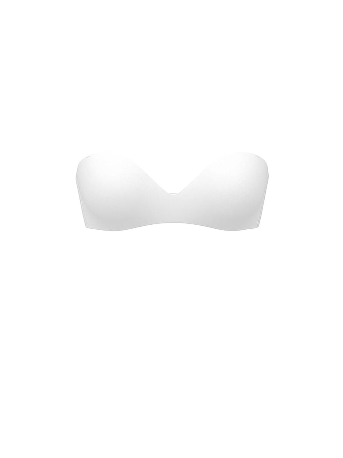 vs Victoria's Secret Bare Bombshell Add-2-Cups Push-Up Strapless Bra Vs White 3 of 4 
