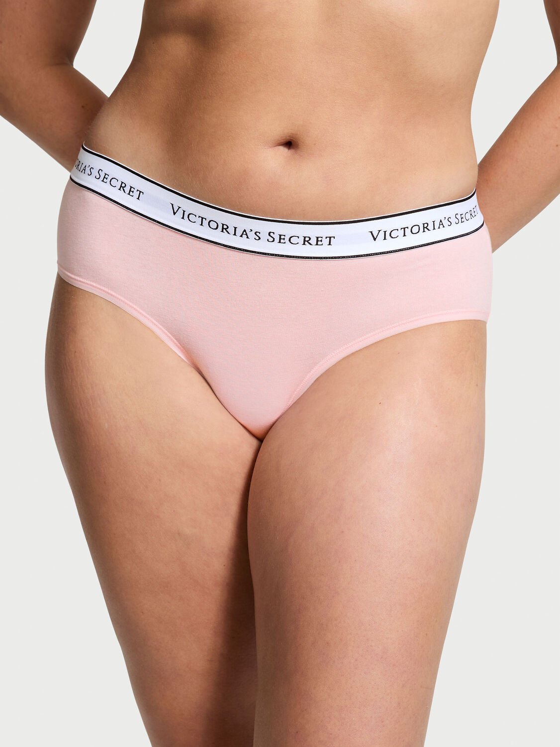 vs Cotton Logo Cotton Hiphugger Panty Pretty Blossom 1 of 3 