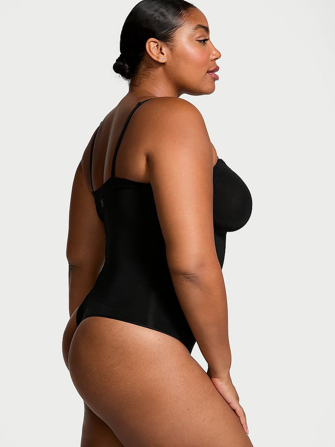 vs Victoria's Secret Shapewear by Victoria SeamlessShaping&trade; Strapless Bodysuit Black 4 of 4 