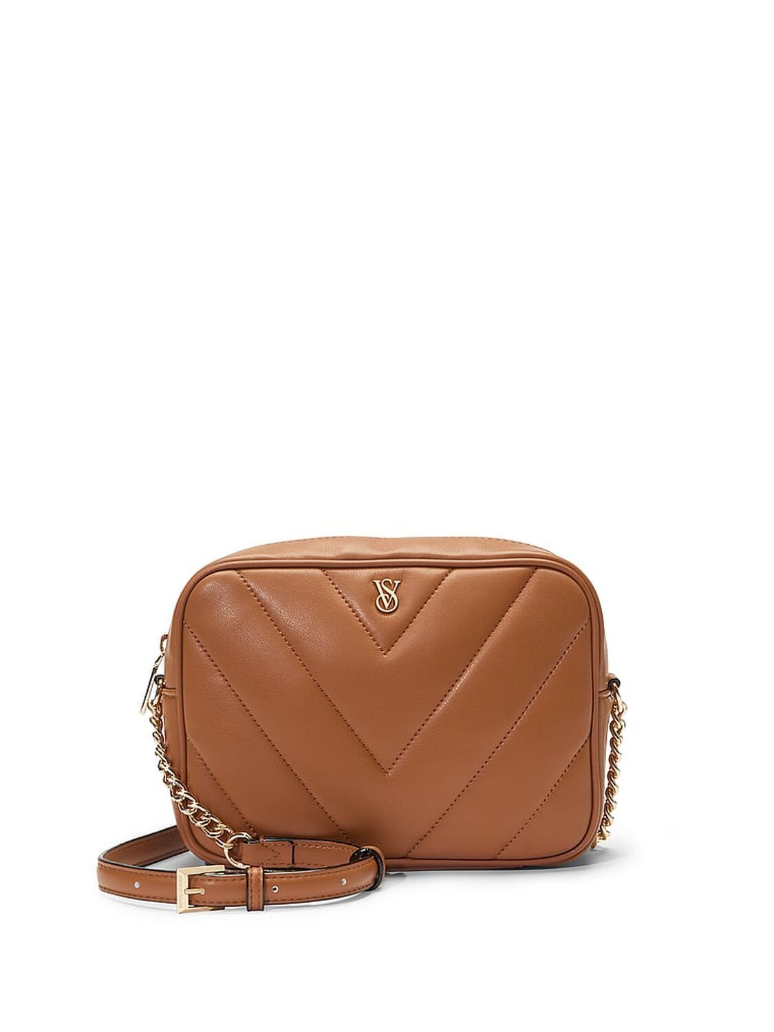 vs Victoria's Secret Crossbody Camera Bag Brown 1 of 3 