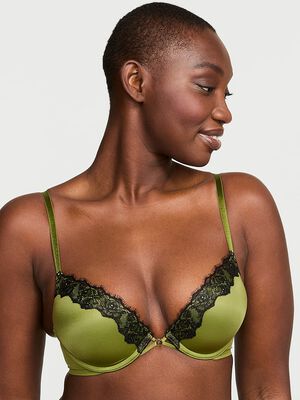 Bombshell Add-2-Cups Lace-Trim Push-Up Bra
