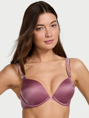 Bombshell Logo Shine Strap Add-2-Cups Push-Up Bra