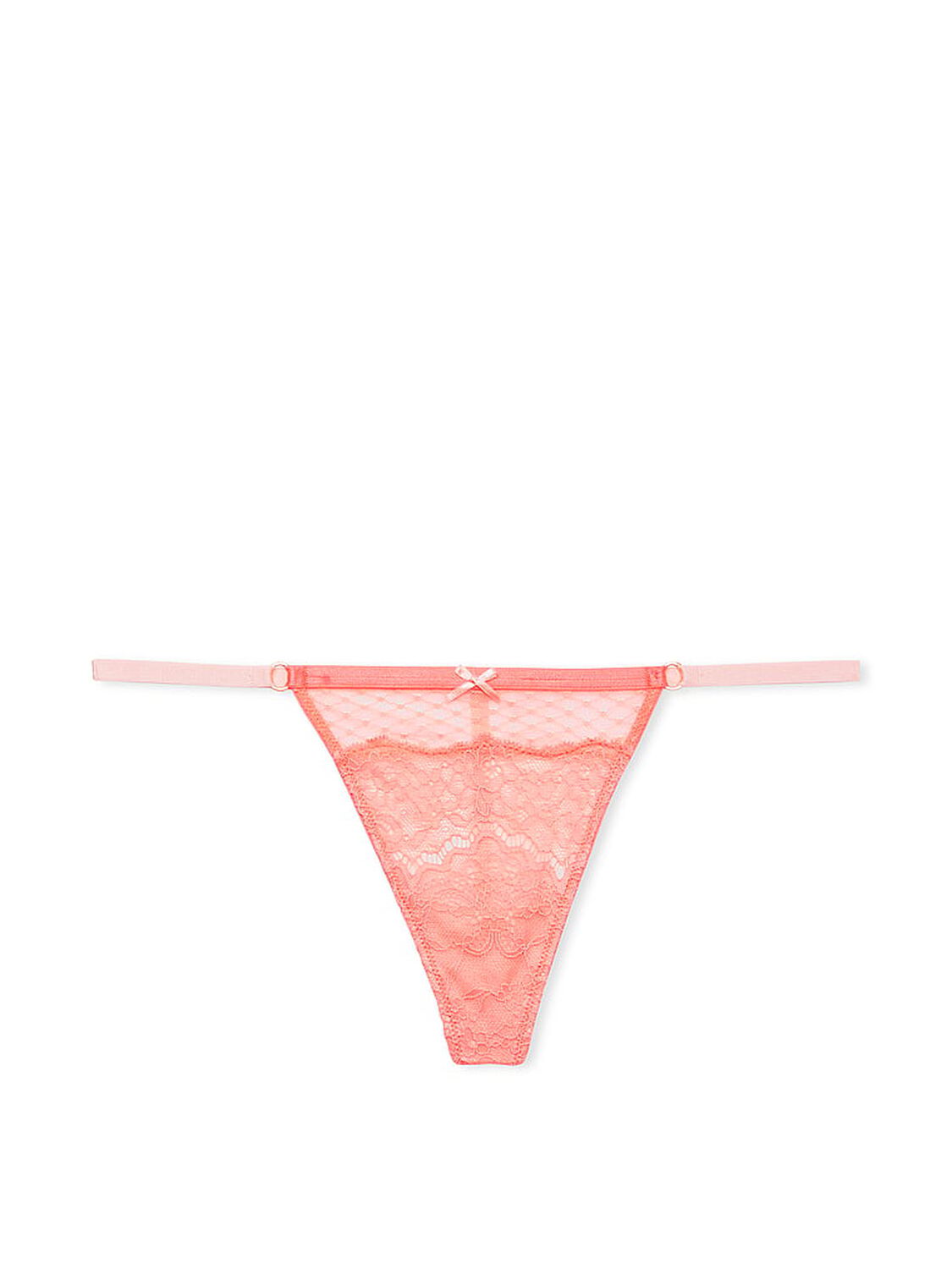 vs Dream Angels Lace & Mesh V-String Panty 3 of 4 