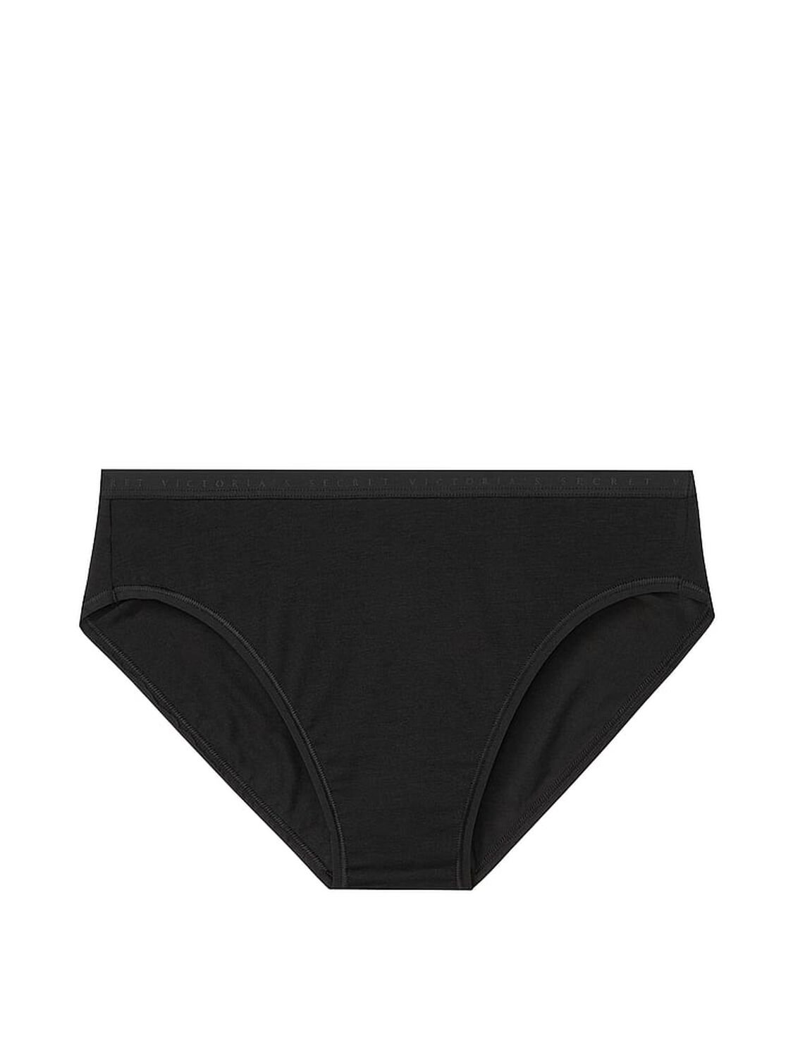vs Victoria's Secret Stretch Cotton High-Leg Brief Panty Black 3 of 4 