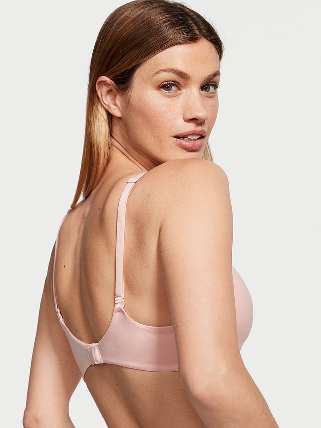 vs Body By Victoria Lightly Lined Full-Coverage Smooth Bra Purest Pink 2 of 4 