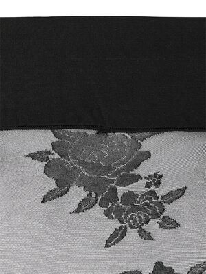 Red Rose Printed Thigh Highs