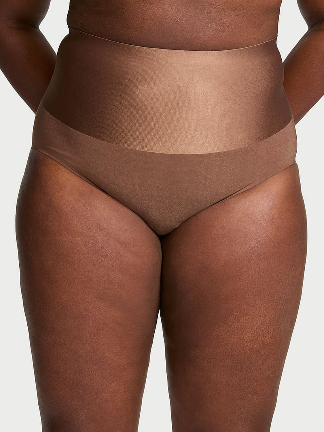 vs Body By Victoria Smoothing Shimmer Brief Panty Mousse 1 of 3 