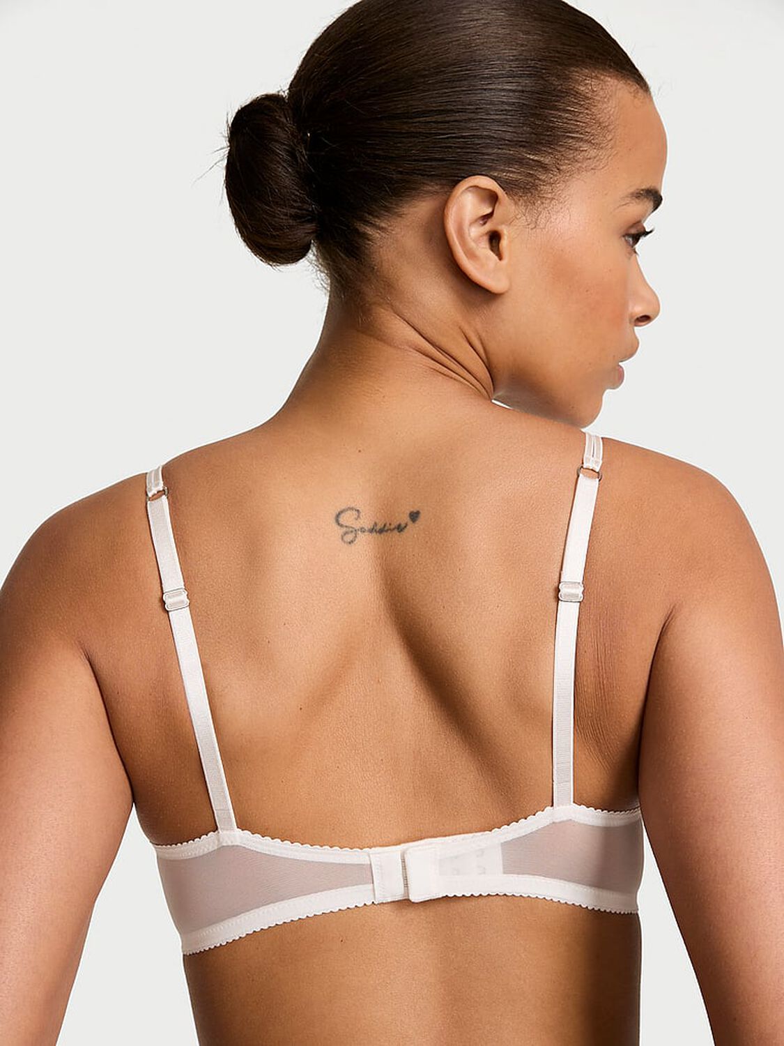 vs Dream Angels Wicked Unlined Frou Frou Embroidery Balconette Bra Frou Frou White 2 of 4 