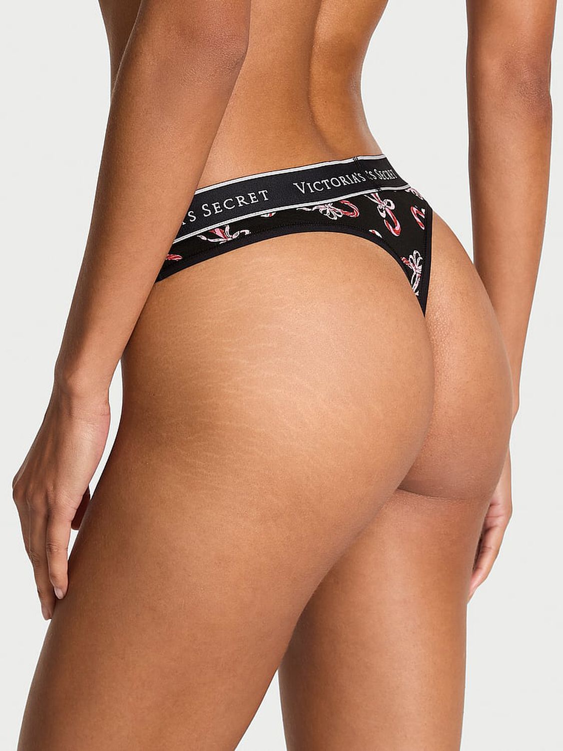 vs Cotton Logo Cotton Thong Panty 1 of 2 