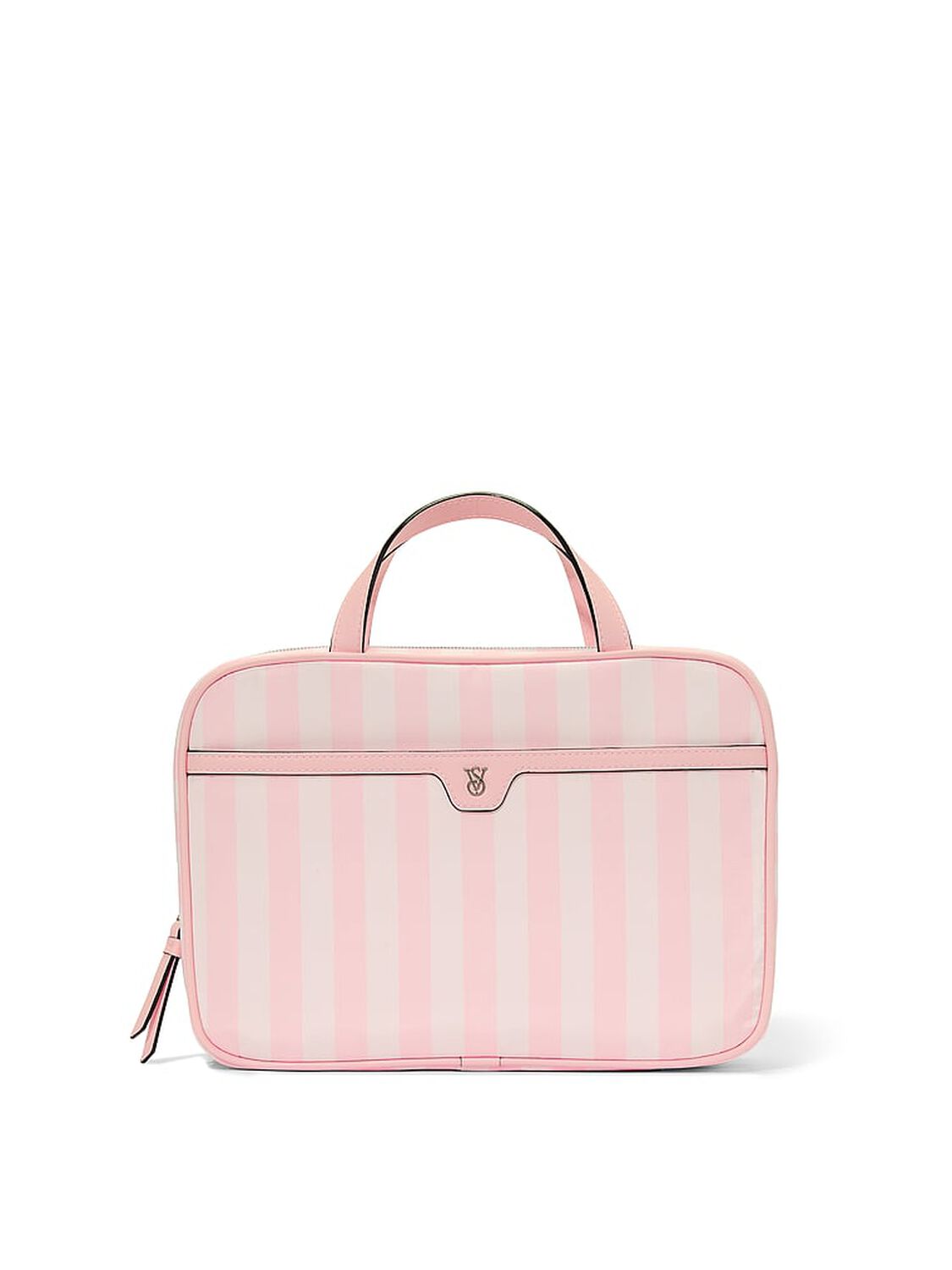 vs Victoria's Secret Travel Toiletry Bag Heritage Stripe 1 of 3 